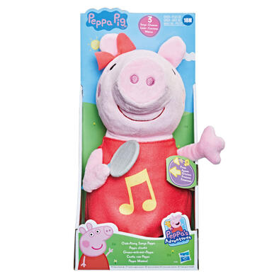 Peppe Pig Oink Along Songs Peppa Feature Plush