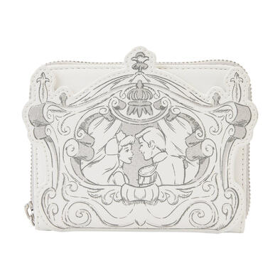 Disney Princess 迪士尼公主 LOUNGEFLY/仙履奇緣經典拉鍊皮夾