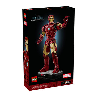 LEGO樂高漫威超級英雄系列 鐵甲奇俠 Mark 3 典藏版 76344