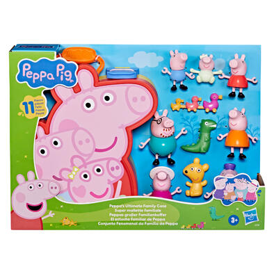 Peppa Pig粉紅豬小妹 佩佩豬家族人偶手提組