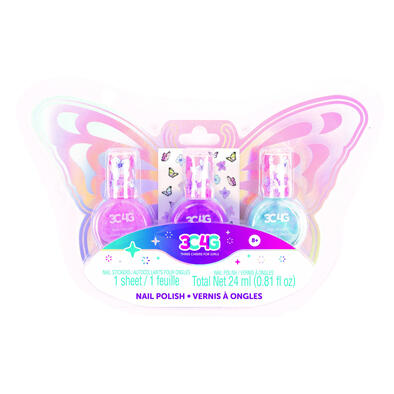 3C4G Butterfly Nail Polish Trio
