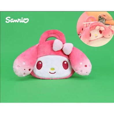 Sanrio三麗鷗	9"-美樂蒂漸層兩用側背包