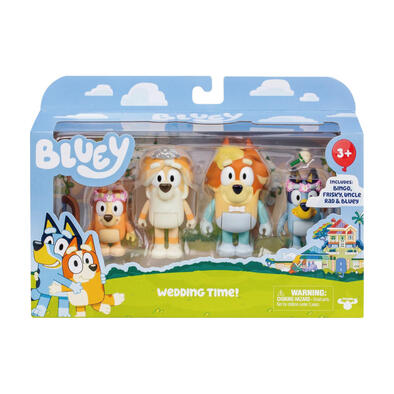BLUEY S10 FIGURE 4PK SPECIAL SET