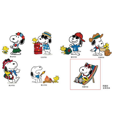 Miniso 史努比旅途拍檔系列手辦盲盒- 隨機發貨