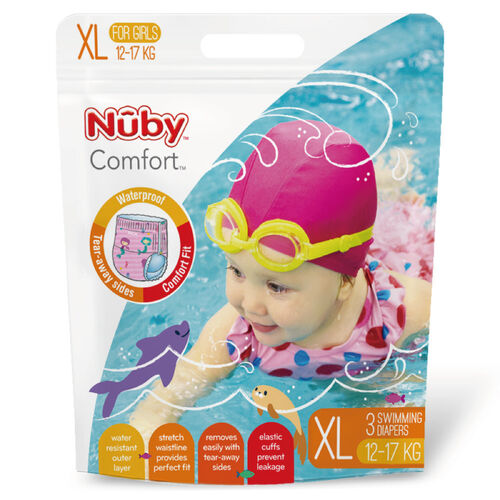 NUBY 游泳尿布(女/XL)