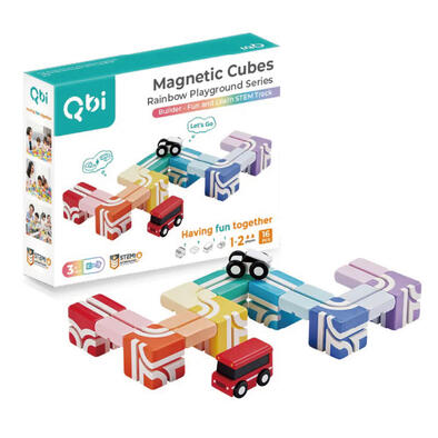 Qbi	Bulider - Fun and Learn STEM Track (Rainbow Playground Series)
