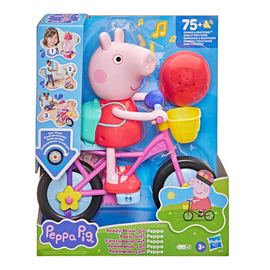 Peppa Pig 粉紅豬小妹 佩佩腳踏車互動玩偶