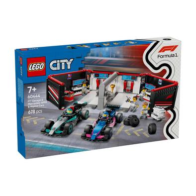 LEGO F1® Garage & Mercedes-AMG & Alpine Cars 60444