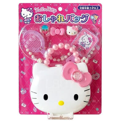 Sanrio三麗鷗	 Hello Kitty 飾品收納提箱玩具組