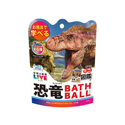Bandai萬代 學研的圖鑑LIVE：恐龍入浴球Ⅱ- 隨機發貨