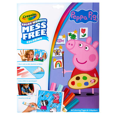 Crayola Peppa Pig Color Wonder Mess Free Coloring Book