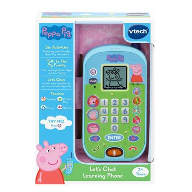 Vtech Peppa Pig Lets Chat Learning Phone