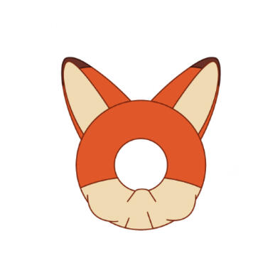 Miniso  迪士尼動物方城市系列立體束髮帶（NICK）