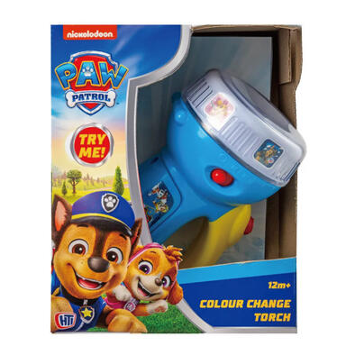 Paw Patrol Colour Change Light and Sound Torch