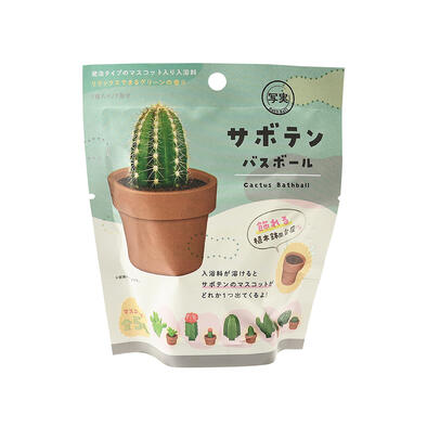 Bandai萬代 仙人掌盆栽造型入浴球- 隨機發貨