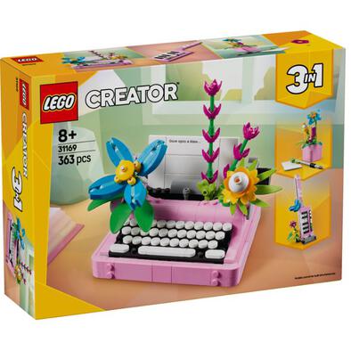 Lego Typewriter with Flowers 31169