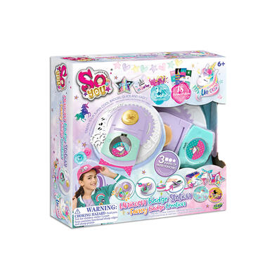 So You Unicorn Badge Station - Fancy Badge Creation