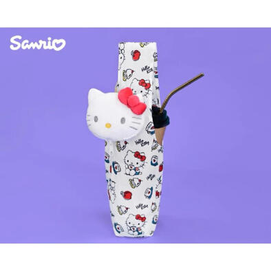 Sanrio三麗鷗	 鷗飲料提袋-KT 3吋