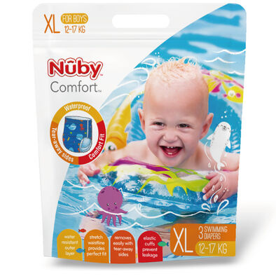 NUBY 游泳尿布(男/XL)